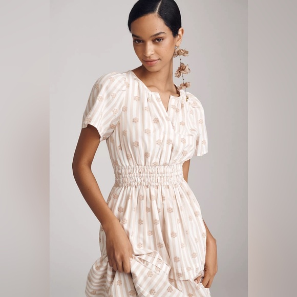 Anthropologie The Somerset Embroidered Floral Maxi Dress - Picture 3 of 3